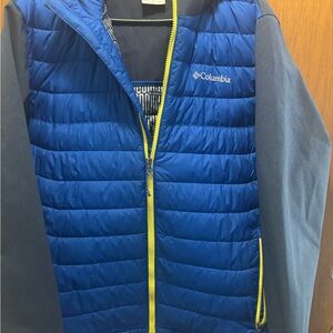 Columbia Men’s Blue and Gray Puffer Jacket